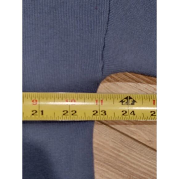 Martha Stewart Cardigan Open Face Pockets Women's Sz Large Blue Black Sweater - Picture 5 of 9